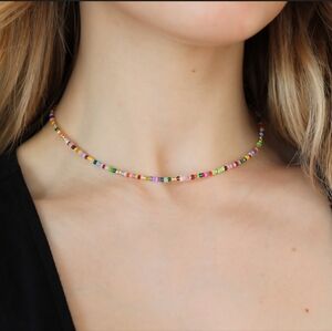 Multi-coloured Beaded Necklace